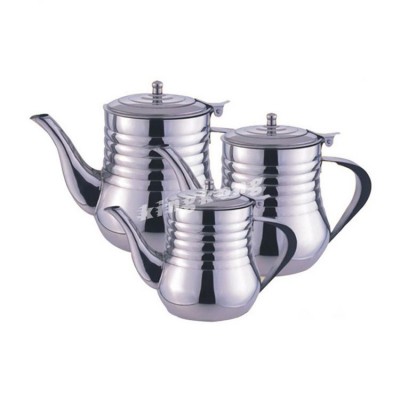 3pcs Home Good Double Stainless Steel Teapot Kettle Tea Pot Set