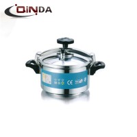 Hot sale polished aluminum heat resistant black bakelite handle commercial pressure cooker